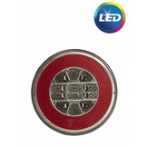 Waterdicht achterlicht rond 140x30 mm