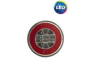 Waterdicht achterlicht rond 140x30 mm