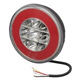 Waterdicht achterlicht rond 140x30 mm