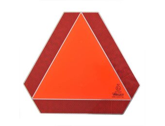 Langzaam  verkeer 36x41 cm - aluminium