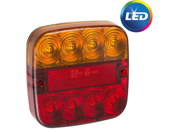 Achterlicht 5 functies 107x107x23 mm