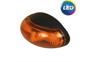 Zijmarkeringslamp - oranje/geel - losse draad