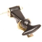 Spanrubber motorkap inclusief tegenstuk