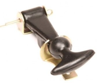 Spanrubber motorkap inclusief tegenstuk