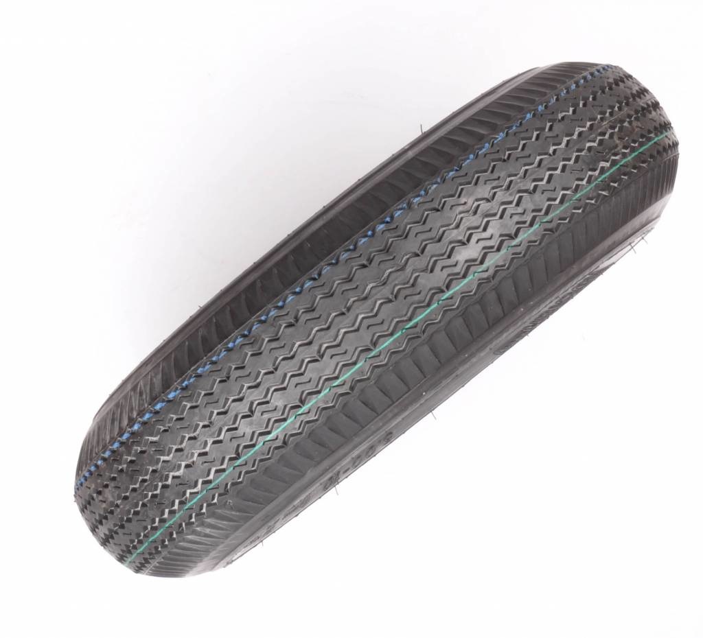 Compleet 10 inch Vredestein wiel - 5.00-10 band + velg - opel steek: 4x100 - 450 kg - 6PR - 60 mm naafdiameter