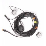 Aspock hoofdkabel - 6 + 8 meter lang - 13-polige stekkerdoos - voorzien van 2x 5-polige connector - inclusief aftakkingen