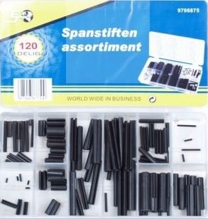Assortiment spanstiften 120-delig