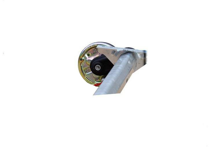 Geremde torsie as - 1350 kg - padmaat 1100 mm - flensmaat 1550 mm - 5 gats