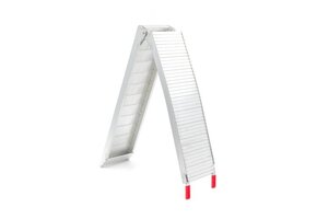 Oprijplaat opklapbaar - ALU - 200 kg (225x28 cm)