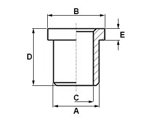 Lagerbus 13x17x24x20x4 mm