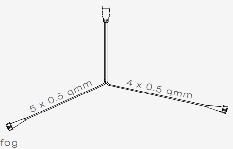 Aspock hoofdkabel - 7 meter lang - 7-polig - voorzien van 2x 5-polige connector