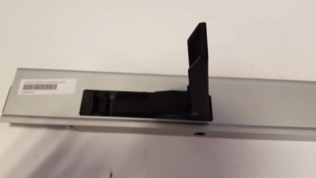 Zijbordsluiting 805 mm aluminium Rechts