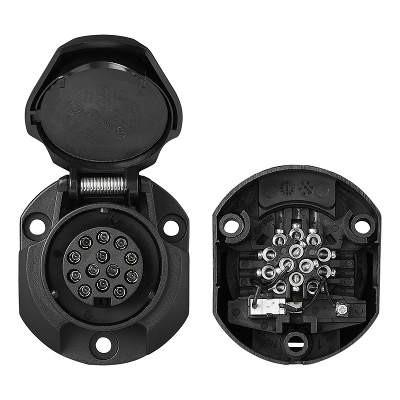 13-polige stekkerdoos met microswitch