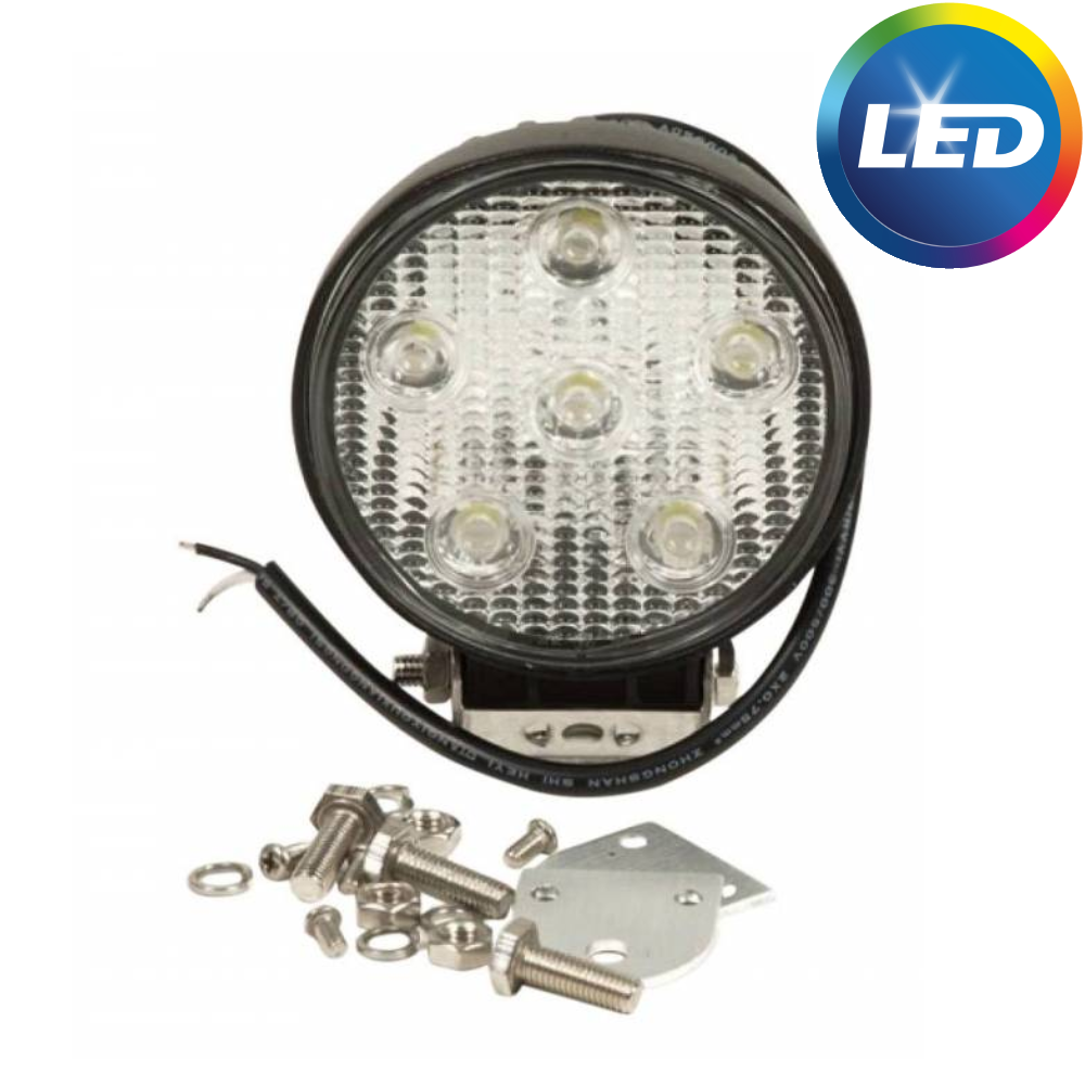 Werklamp 10-30V 18W 6LEDS