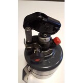 Handpomp - verzinkt - 2 liter reservoir voor kipper