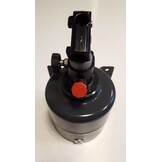 Handpomp - verzinkt - 2 liter reservoir voor kipper