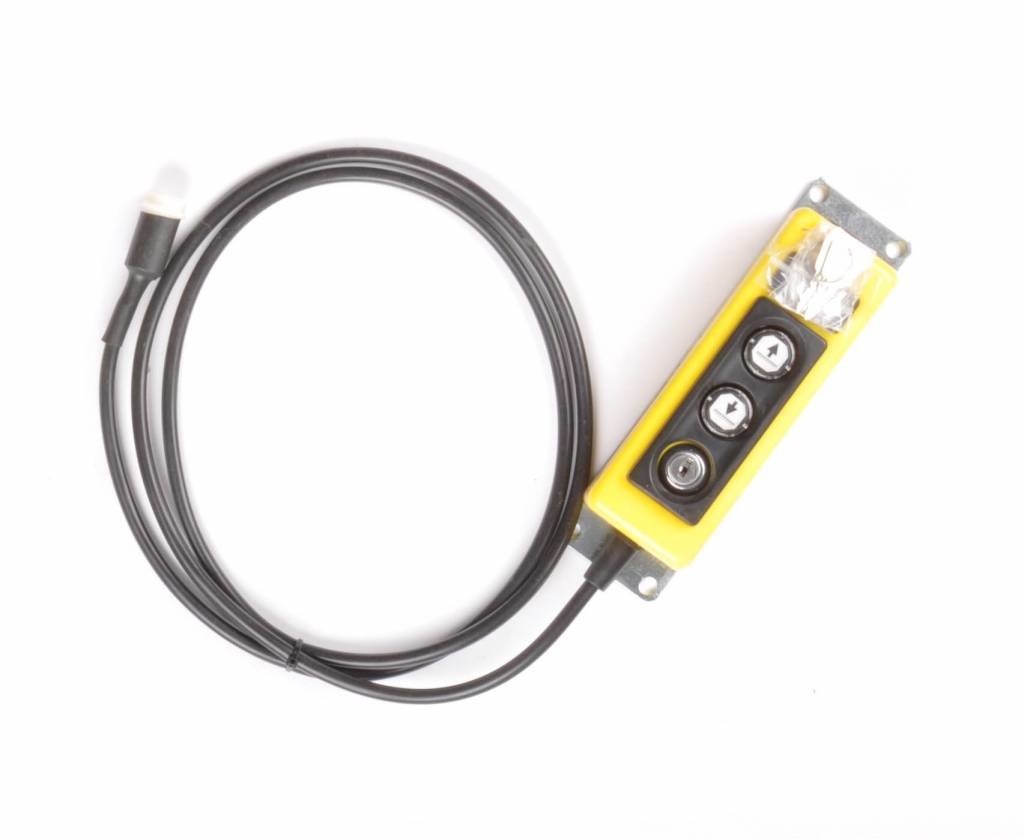 Bediening powerpack - met sleutelvergrendeling - 1,6m kabel