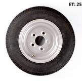 Compleet 10 inch wiel - 195/55R10C band + velg - mercedes steek: 5x112 - 750 kg - 10 PR - 67 mm naafdiameter