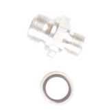 Koppeling - 3/8m x 1/2m + dichtring