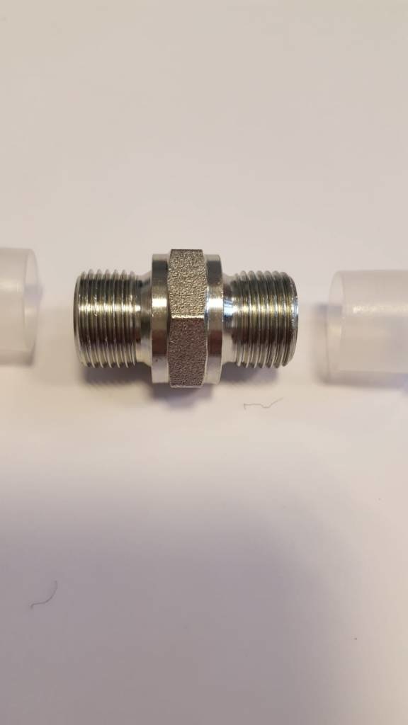 Koppeling - 3/8m x 3/8m