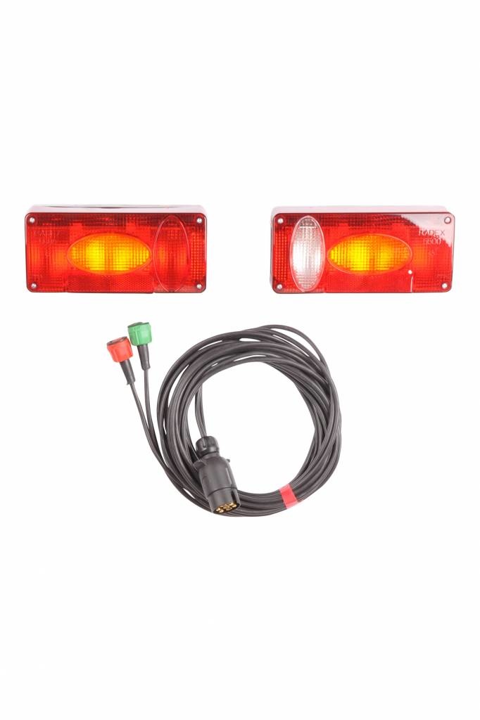 7-polige Radex 5500 verlichtingsset met 7 meter hoofdkabel