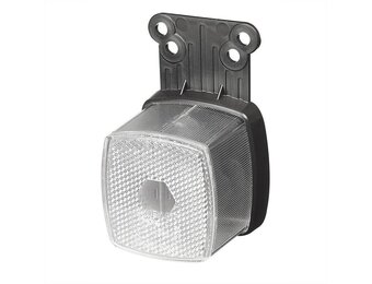 910 - wit - op houder - losse tule aansluiting