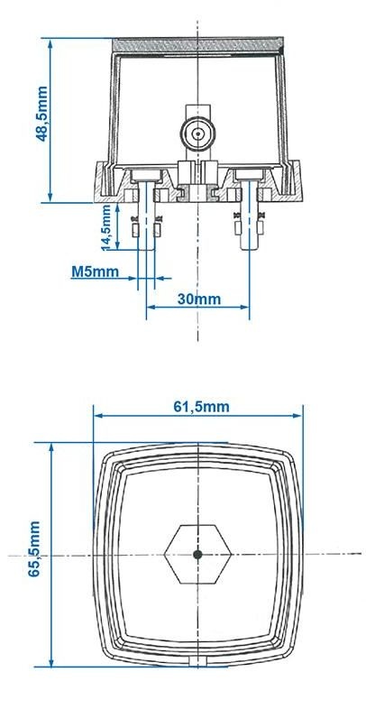 910 - wit - op houder - losse tule aansluiting