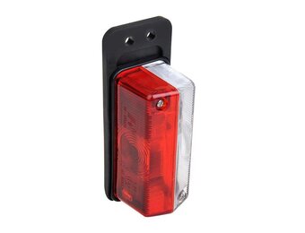 Radex breedtelamp 925 Rood/Wit met houder