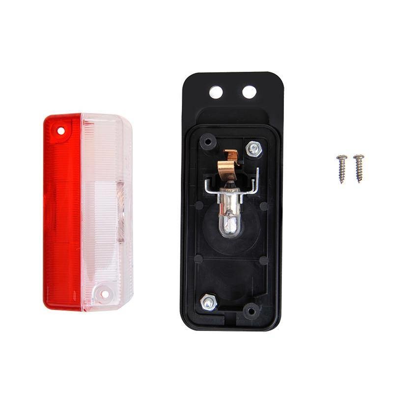 Radex breedtelamp 925 Rood/Wit met houder