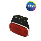Zijmarkeringslamp Rood LED met houder