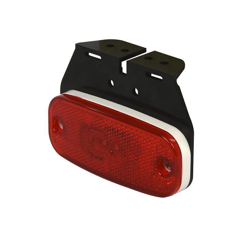 Zijmarkeringslamp Rood LED met houder