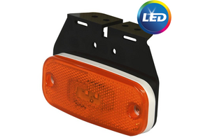 Zijmarkeringslamp - oranje/geel - losse draad