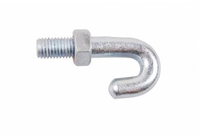 Haak met schroefdraad M14 Verzinkt