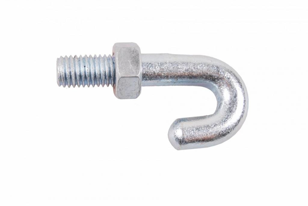 Haak met schroefdraad M14 Verzinkt