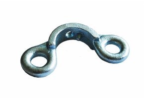 Tussenschothouder met 2 ogen 130mm