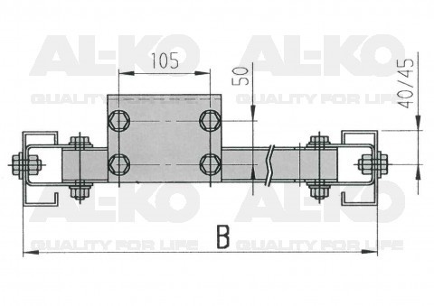 Neuswiel traverse AL-KO 1212992
