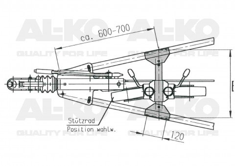 Neuswiel traverse AL-KO 1212993