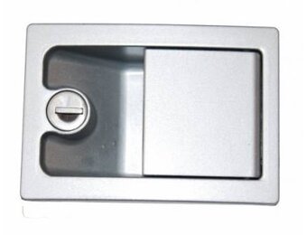 Caravan slot buitenzijde Aluminium Afsluitbaar