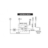 Hydraulische pomp vermogenseenheid Enkelwerkend 12V/1,8kW