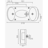 Aspock Midipoint 2 - links - met losse draad aansluiting