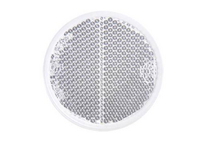 Witte reflector 58 mm zelfklevend rond