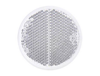Witte reflector 58 mm zelfklevend rond