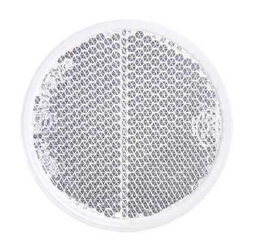 Witte reflector 58 mm zelfklevend rond