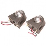 Markeringslamp mini 2 stuks rood/wit