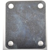 Stroppenplaat 120x80x6 mm