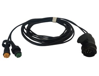 4 meter - 13 polig - 2x 5P - Type Aspock