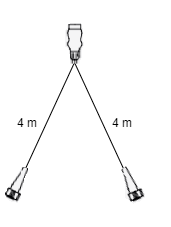 Hoofdkabel type Aspock - 4 meter lang - 13-polig - voorzien van 2x 5-polige connector