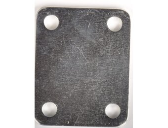 Stroppenplaat 80x70x6 mm