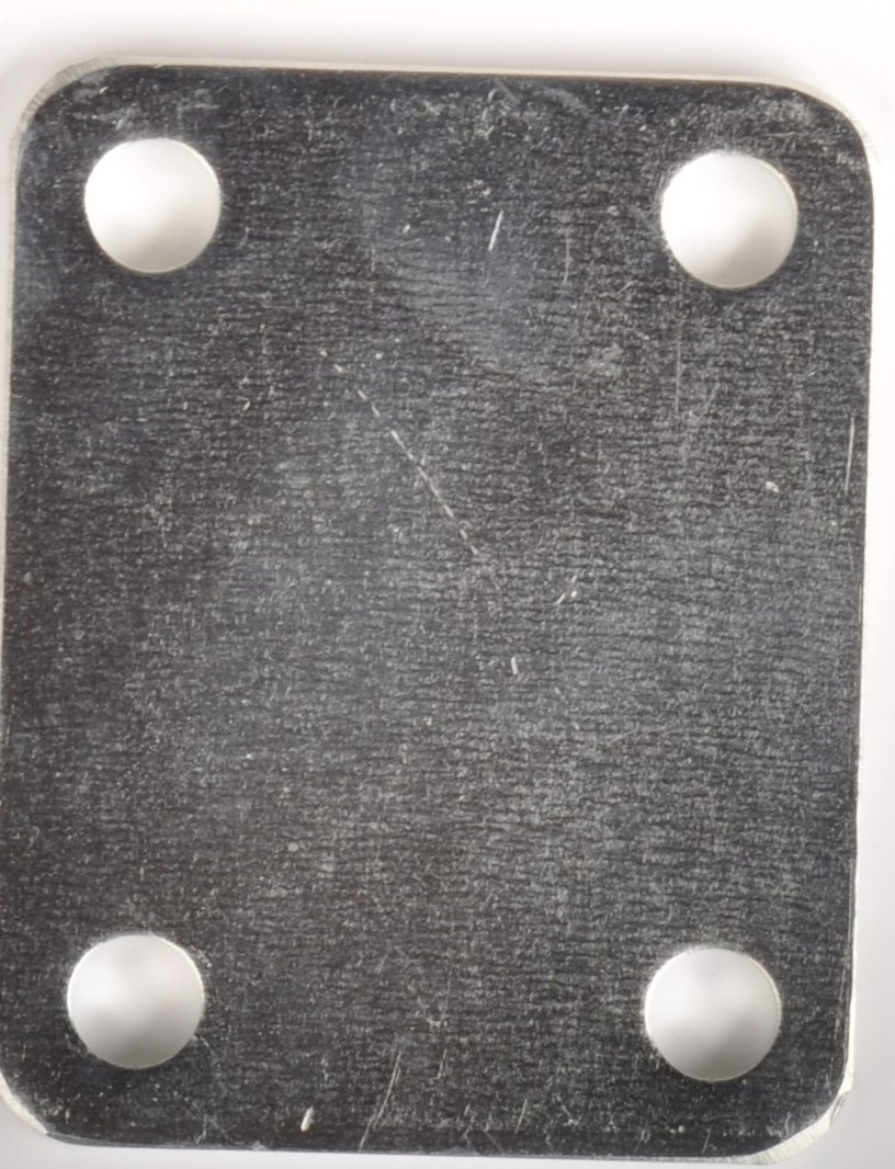 Stroppenplaat 80x70x6 mm