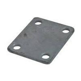 Stroppenplaat 100x100x6 mm